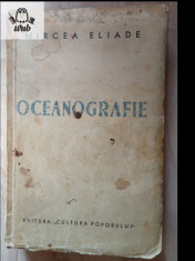 Mircea Eliade Oceanografie 1934 cu un desen de Marcel Iancu foto