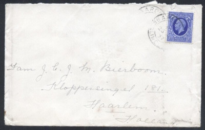 Great Britain 1937 Postal History Rare, Cover to Netherland Haarlem D.101 foto