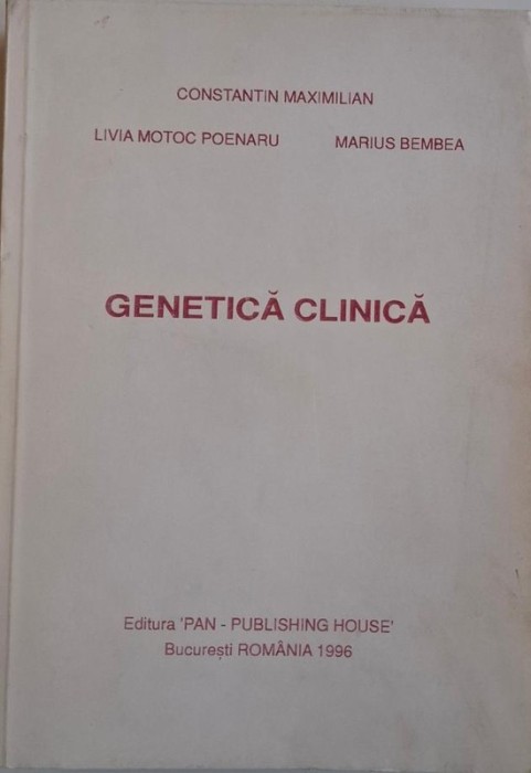 Genetica clinica &ndash; Constantin Maximilian