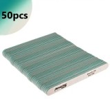 50buc - Pilă unghii - Profi Speedy Zebra, centru verde - dreptunghiulară 180/180, AMAZING SHINE