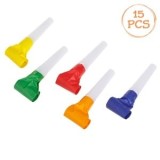 Suflatori de petrecere colorate pentru evenimente - Set de 15 bucăți, CMCLASS