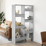 VidaXL Separator de cameră gri sonoma, 100x33x175 cm, lemn prelucrat