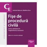 Fise de procedura civila pentru admiterea in magistratura si avocatura. Editia a 8-a - Gabriela Raducan, Madalina Dinu