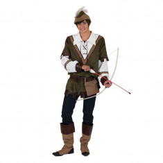 Costum Robin Hood adulti, material poliester, petrecere, barbati foto