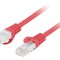 Patch cord LANBERG RJ45 U/UTP Cat 6 LSZH roșu 20m