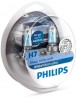 Set 2 Becuri auto Philips H7 White Vision Ultra 4200K 12V, 55W