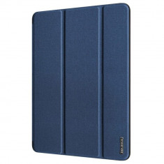 Husa de Protectie Dux Ducis Domo Lite pentru Apple iPad Pro 12.9&amp;quot; Editii 2018 / 2020, Functie Sleep &amp;amp; Wake, Pencil Holder, Navy foto