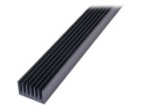 Radiator cu aripioare negru 1000x66x40mm