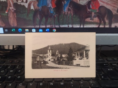 Intrarea &amp;icirc;n Mr. Agapia, necirculată, circa 1900, 205 foto