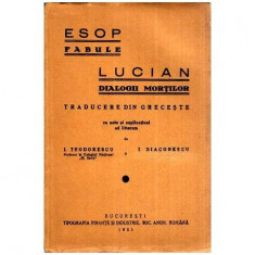 Esop fabule - Lucian - Dialogii mortilor foto