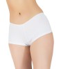 Chilot Brazilian Boxer Dama Luan, Bumbac Elastic, Talie Inalta, Alb, Marimea M