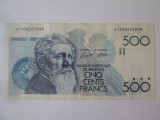 Bancnota Belgia 500 Francs 1980, Stare Buna - Numismatica Europa