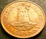 Moneda 1 PENNY - JERSEY, anul 1985 * cod 694, Europa