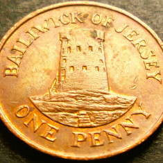 Moneda 1 PENNY - JERSEY, anul 1985 * cod 694