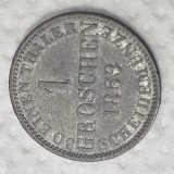 Germania 1 groschen 1863 B , argint