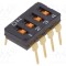 Comutator DIP-SWITCH 4 sec&Aring;&pound;iuni ON-OFF 0,025A/24VDC OMRON