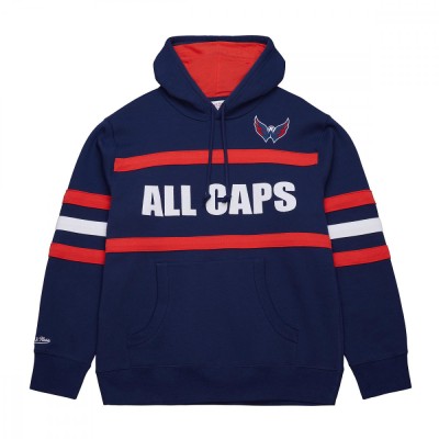 Washington Capitals hanorac de bărbați cu glugă Head Coach Hoodie Current Logo - L foto