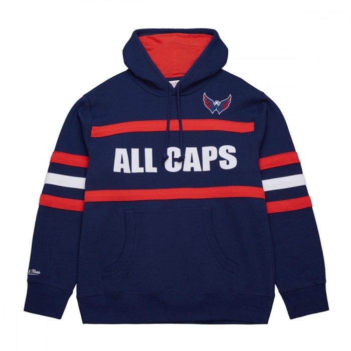 Washington Capitals hanorac de bărbați cu glugă Head Coach Hoodie Current Logo - L