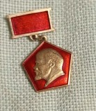 Insigna vintage Lenin