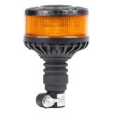 Lampa avertizare rotativa LED AMiO W28P 12/24V portocalie, 16 LED