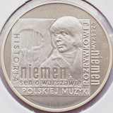 635 Polonia 10 zlote 2009 Czesław Niemen km 686 UNC argint, Europa