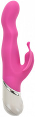 Vibrator Rabbit Rotativ Joselyn 10 Moduri Roz 24 cm Guilty Toys foto