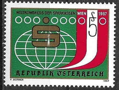 B2553 - Austria 1987 - Evenimente, neuzat,perfecta stare