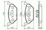 Set placute frana,frana disc VW POLO (6R, 6C) (2009 - 2016) BOSCH 0 986 494 505