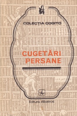Viorel Bageacu - Cugetari persane foto