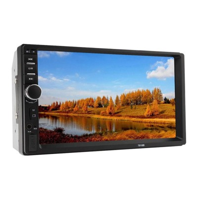 Mp5 player auto bluetooth 7018B, 2 x DIN, 45 x 4 W, 7 inch, USB, ecran Touchscreen foto