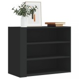 VidaXL Dulap de perete, negru, 75x35x60 cm, lemn prelucrat