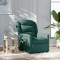 vidaXL Fotoliu de masaj rabatabil, verde &icirc;nchis, material textil 4015612