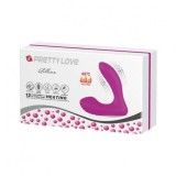 Vibrator Prostata Pretty Love Lillian cu Incalzire &amp; Vibratii, Silicon, Reincarcabil USB, Rezistent la Apa