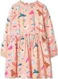 Rochie pentru fetite Balipig, bumbac, roz, 5-6 ani