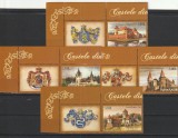ROMANIA 2008 LP 1810 d CASTELE DIN ROMANIA SERIE CU VINIETA MNH NESTAMPILATA