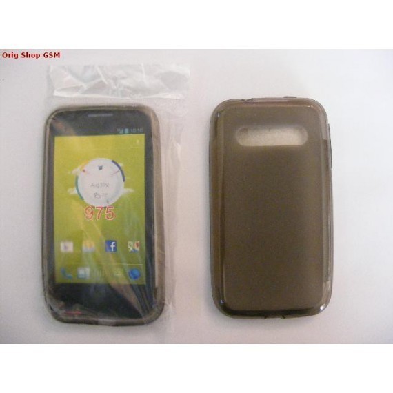 Husa capac silicon huawei vodafone smart 3 (975) fumuriu Husa capac silicon huawei vodafone smart 3 (975) fumuriu