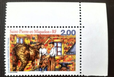 Saint Pierre et Miquelon 1999 artă pictura 1v. mnh foto