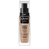 NYX Professional Makeup Can&#039;t Stop Won&#039;t Stop Full Coverage Foundation fond de ten cu acoperire ridicată culoare Light Ivory 30 ml