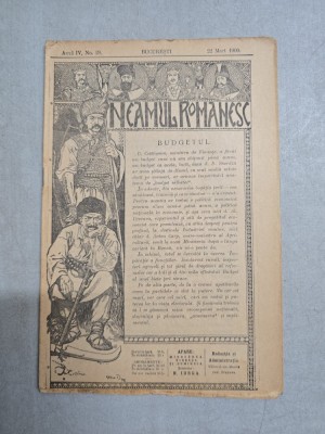 Neamul Rom&amp;acirc;nesc nr. 28/22.03.1909 - Director N. Iorga foto