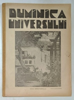 REVISTA &amp;#039;DUMINICA UNIVERSULUI&amp;#039;, ANUL I (XXVII) - No. 1, 1931 foto