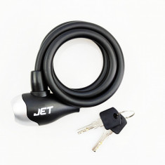 Antifurt cu cheie Jet LOCK, 10x1000mm, culoare negru mat PB Cod:Z032