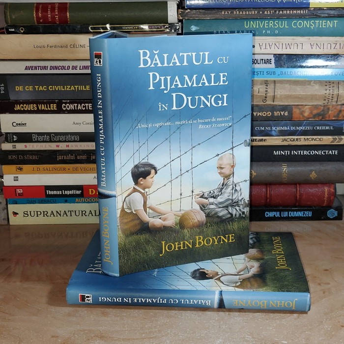 JOHN BOYNE - BAIATUL CU PIJAMALE IN DUNGI , 2013 ( CARTONATA ) *