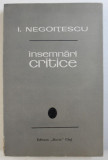 INSEMNARI CRITICE de I . NEGOITESCU , 1970