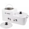 Decantor profesional ceara cu 2 cuve si sita - Incazitor/decantor 8l