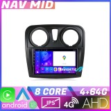 Navigatie Dacia Sandero Logan Lodgy 2012 2020 KIT sandero EDOTEC-LITE Android Ecran 720P Octa Core 4 64 Carplay