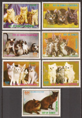 GUINEA ECUATORIALA 1976 FAUNA PISICI ( serie dantelata) MNH foto