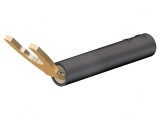Mufă tip furcă banană 4mm 20A neagră