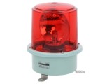 Lumină Rotativă Roșie 24VDC IP66