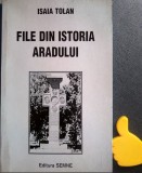 File din istoria Aradului Isaia Tolan cu autograf