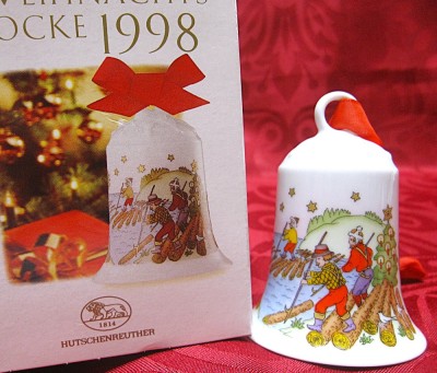 CLOPOTEL CLOPOT PORTELAN HUTSCHENREUTHER DECOR SEMNAT OLE WINTHER ANUL 1998 foto